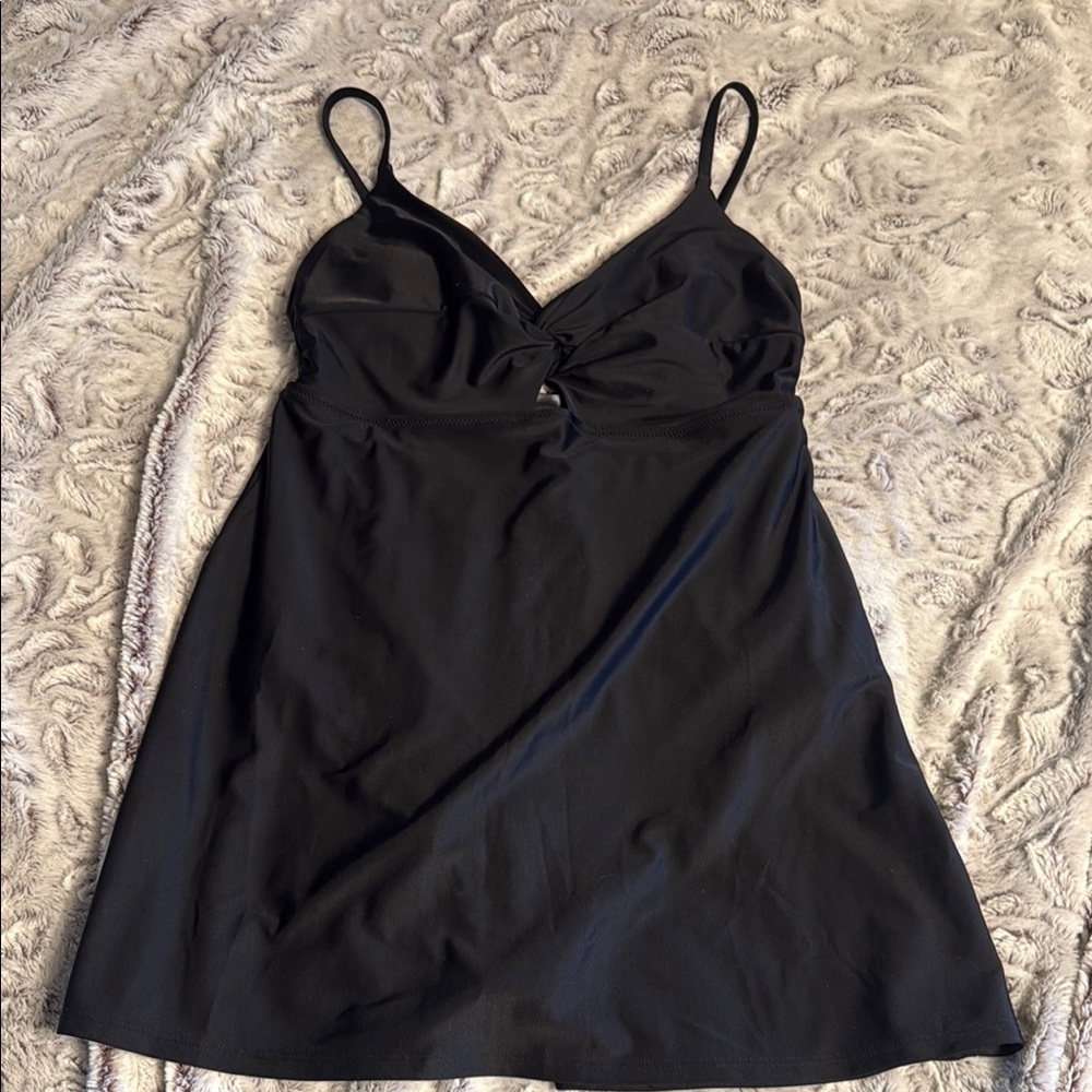 Flattering Black Swim Dress - Like New!